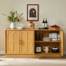 Armoires de rangement - couleur bois naturel - Voir 2