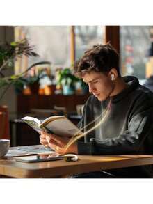 New Wireless Bluetooth Earphones With Noise Reduction, High Sound Quality, High Appearance Value, Long Battery Life, In-Ear Design, Universal Fit - View 6