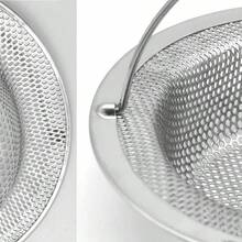 Stainless Steel Sink Strainer - Sink Filter Basket With Handle | Universal Kitchen Sink Filter | Food Scraps Catcher | Diameter: 4.5 Inches (Approx. 11.4 Cm) | Rust-Resistant | Dishwasher Safer - A - View 4