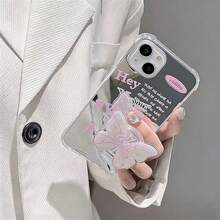 INS 华丽蝴蝶气垫手机支架，可折叠伸缩桌面支架，新款夏季款式 - 彩色 - 查看 3