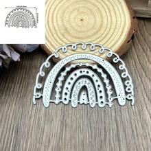 Nested Rectangular Frame Cutting Molds, Stitched Sector Metal Cutting Molds, Templates, DIY Etching Molds, Handmade Paper Card Making, Scrapbooking, Embossing Tools - Mc047 - View 5