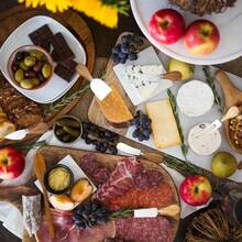 6pcs Rosewood Handle Stainless Steel Cheese Knife Set, Cheese Slicer Cutlery - View 7