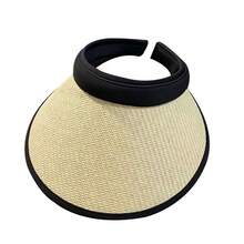 1 chiếc mũ đi biển chống nắng, mũ rơm, mũ che nắng kiểu dáng thường ngày, dễ mang theo. - Nhiều màu - Xem 13