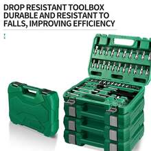 Automotive Repair Tool Kit, Suitable For Car, Bicycle, Machinery Maintenance, Ratchet Wrench, Screwdriver, Socket Combination Tool Set - Car Repair Tool Kit - View 2