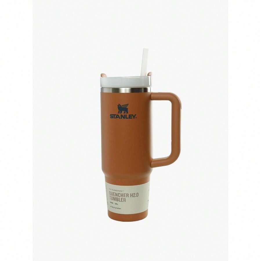 STANLEY - The Quencher H2.0 FlowState™ Tumbler 30OZ With Handle & Straw, Stainless Steel Vacuum Travel Mug, Leakproof Lid, Large Capacity Cup, Keeps Drinks Cold All Day, For Water, Coffee, Iced Drinks 10-12551-054 - 054 TOAST - View 1