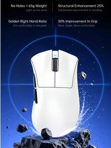 V3 无线蓝牙鼠标，电竞游戏鼠标，超长续航，三种模式，轻巧便携 - 查看 1