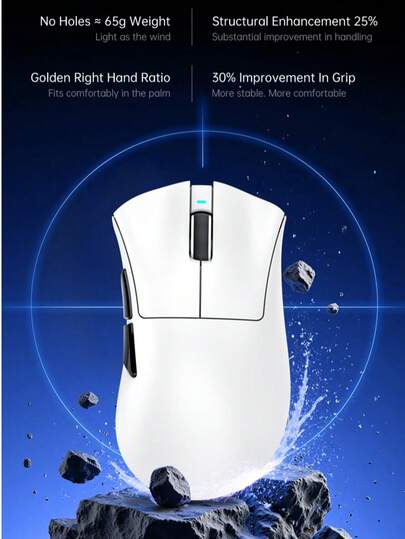 V3 无线蓝牙鼠标，电竞游戏鼠标，超长续航，三种模式，轻巧便携