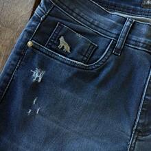 Men's Acostamento Slim Jeans Blue With Premium Elastane - Xanh đậm - Xem 5
