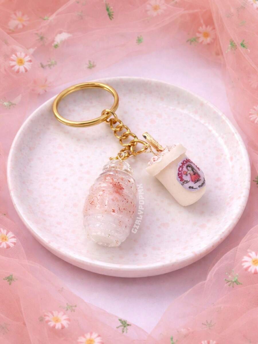 Keyrings & Keychains - White - View 1