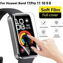 Hydrogel Screen Protector Film For Huawei Band 11Pro/11/10/9/8, Flexible And Durable Non-Glass Protective Film, Smart Watch Accessories - Hydrogel Film 3PCS - View 7