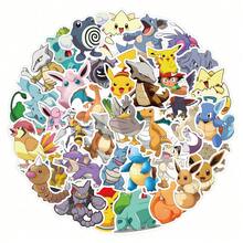 5 gói, mỗi gói 60 hoặc 50 miếng dán hoạt hình dễ thương, hình dán Pokeball tự làm, hình dán chống thấm nước cho ván trượt, sổ tay. - Nhiều màu - Xem 14