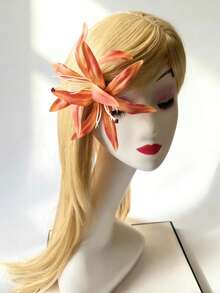 Boho Lilien Blumen Haarclip für Frauen, elegante Blumen Haarspange für Strandurlaub, Hochzeit, Party, Alltag, süße Haraccessoires, Klammern, Sommer, Feiertage, Reisen - Verschiedenfarbig - Übersicht 8