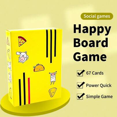 Cute Card Game | Suitable For Ages 14+ | 3-8 Players | 10-Minute Playtime | Party Entertainment Board Game, Multiplayer Interactive Card Game