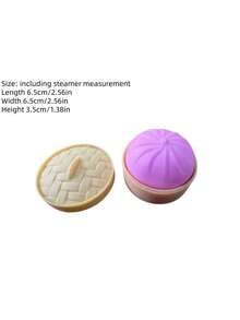 Đồ chơi bánh bao hấp giảm áp mô phỏng tiếng bóp lỗ thoát hơi, độ đàn hồi chậm, tương tự như bánh bao xá xíu, TK, Trk Magic Pressure Relief Big Steaming Bun Toy, thiết bị mô phỏng nồi hấp ma thuật, đồ chơi bánh bao hấp nhỏ bằng silicon có tiếng bóp tay mô phỏng tiếng động, đồ chơi trang trí bánh bao hấp, bánh mì há cảo. - Nhiều màu - Xem 15