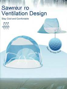 Lều bãi biển tự động bung UPF50+, dựng nhanh trong 30 giây, nhẹ, che nắng, lều bãi biển đa chức năng di động phù hợp cho cắm trại gia đình, người đam mê hoạt động ngoài trời, nơi trú ẩn ngoài trời bền bỉ, thích hợp cho cắm trại bãi biển, lễ hội âm nhạc, hoạt động sân vườn, thiết bị cắm trại tự động bung, vật dụng cần thiết cho cắm trại. - Nhiều màu - Xem 7