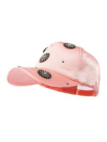 1顶女士可调节水钻棒球帽，时尚百搭尖顶帽，情侣款 - 棒球帽 - 查看 15