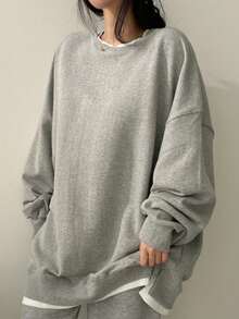 MOGAMY Women Sweatshirts - Gris - Ver 8