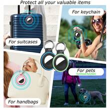 Airtag Protective Case, Hard Shell Protective Cover With Rotatable Buckle, Keychain For Airtag Anti-Lost Locator - View 3