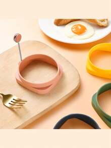 Silicone Egg Rings, Non-Stick Egg Molds, Silicone Pancake Molds, Can Make Perfect Fried Eggs, Heat Resistant, Suitable For Boiling Eggs, Making Pancakes, Crepes, Breakfast Sandwiches, Burgers - Multicolor - View 10