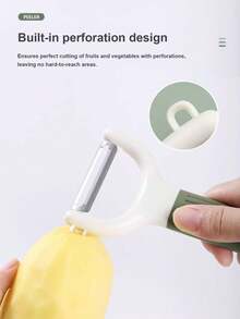 Stainless Steel Heavy Duty Peeler - One-Click Sharp Blade Suitable For Vegetables, Fruits And Cheese, Ergonomic Handle Design, Material, Easy To Clean - Great Gift For Adults And Cooking Students - Multi-color Peeler - View 10
