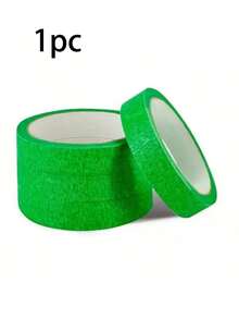 4 Rolos 20mm X 20m Fita Adesiva Verde Escrita de Baixa Aderência, Adequada para Pintura Interna, Emboço e Decoração - Conjuntos - Visão 9