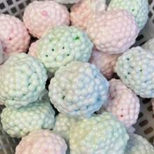 1PC Pearl-Shaped, Nonsensical, Ice-Skin-Shaped, Stress-Relieving, Ultra-Thin Glutinous Rice Handmade Balls, Milk Skin Balls, Holiday Party Gifts. - hồng - Xem 4