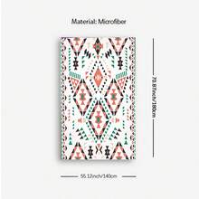 Extra Large Bohemian Microfiber Beach Towel - Super Soft, Quick Dry, Vibrant Geometric Pattern - Ideal For Yoga, Swimming And Beach Activities - Rectangular - ST - View 12