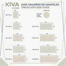 Kiva Waterproof And Stain-Resistant Oilcloth Tablecloth - Sizes From 100x140 To 300x140 Cm And Round 140 Cm - Oilcloth Tablecloth: Protection And Style For Your Table - Available In 13 Designs - 選項 8 - 查看 5