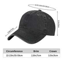 1pc 440th Airlift Wing Printing UNISEX Baseball Caps Outdoor Sun Caps Fashion Hat Vintage Washed Baseball Cap Retro Distressed Dad Hat Soft Adjustable Printed Streetwear Unisex Cap For Men Women - 黑色 - 查看 2