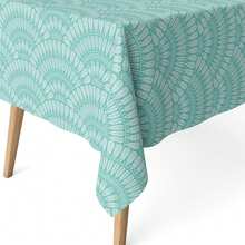 Kiva Stain-Resistant Resinated Tablecloth, Extra Soft To The Touch And Waterproof, Sizes From 100x140 To 300x140 Cm And Round 140 Cm - Easy-Clean Stain-Resistant Tablecloth - Available In 12 Designs - 選項 3 - 查看 2