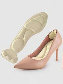 2 Pairs Women's Non-Slip Heel Cushions, Adjustable Insoles To Prevent Foot Pain For High Heels - Insole - View 5