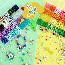 Bộ 1200 hạt cườm hình ngựa nhiều màu sắc rực rỡ, kích thước 9x6mm - Lý tưởng cho việc tự làm trang sức, bện dây, làm vòng cổ, bông tai và đồ trang trí - Hạt cườm nhựa số lượng lớn có lỗ, phù hợp cho nguồn cung cấp kinh doanh nhỏ và các tác phẩm sáng tạo. - hạt ngựa - Xem 9