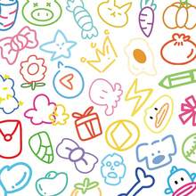 60pcs Dopamine Element Sticker Pack, Transparent PET Minimalist Doodle Scrapbooking Supplies, Decorative For Phone Case Stickers Scrapbook Supplies - Dopamine-containing PET Sticker Pack (60 Stickers) - View 10