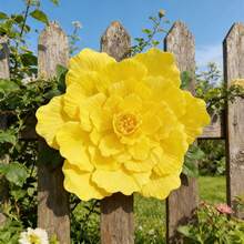 Giant Flower For Decoration Jumbo Peony Big Artificial Flower For Wedding Party Backdrop Ceremony Photography Props - Yellow - View 7