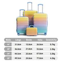 Luggage Sets - 黃色 - 查看 3