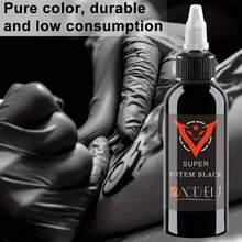 1盎司纹身墨水 - 黑红纹身墨水 - 经典黑红组合墨水套装 - 适用于专业纹身师和纹身艺术家 - 彩色 - 查看 3