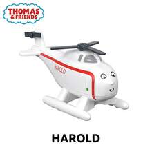 Mattel Juego de trenes de metal Thomas & Friends: Juguete de modelo de tren de dibujos animados en múltiples estilos - Tren digital Yongbao: Regalo de juguete para niños - Multicolor - Ver 9