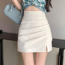 Women Mini Dresses - Black [with  Shorts] - View 3