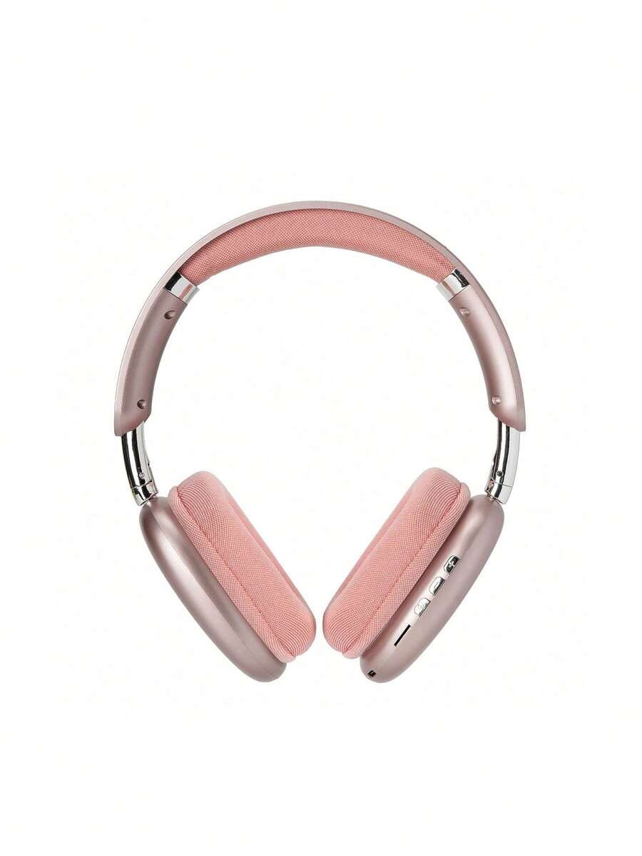 SUNJOM Wireless Bluetooth Over Ear Headphones Up To 28H Battery Life Headset With Microphone Gym Overhead Headphones Compatible With IOS & Android Mobile Phones,Computers,Laptop(Silver) - FreePods (pink) - View 1