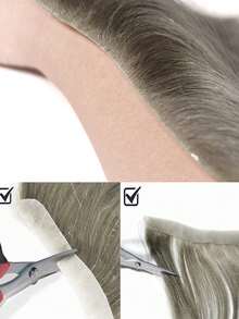Kẹp tóc PU vô hình, dài 15,24 cm, màu nâu số 7, phù hợp với đường chân tóc tự nhiên, kẹp tóc trán, thiết kế kiểu tóc, kẹp tóc đa chức năng, kẹp tóc trơn mượt. - S6 - Xem 2
