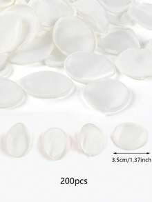 50/100/200/300 piezas Pétalos de rosa artificiales, pétalos de flores de seda falsa blanca para bodas, centros de mesa, confeti de fiesta, noche romántica y eventos nupciales, Día de San Valentín, aniversario, decoraciones de confeti para propuestas - Blanco - Ver 10
