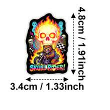 50 miếng dán vinyl hình thỏ và xe tải, decal chống thấm nước sống động, thích hợp dán lên bình nước, laptop, ván trượt, ốp điện thoại, cốc, sổ tay, khung xe đạp, thùng giữ nhiệt, bìa nhật ký, quà tặng tiệc tùng, trang trí thẩm mỹ cho thanh thiếu niên, người lớn, phòng ký túc xá, đồ thủ công DIY, túi quà, phụ kiện lễ hội, bộ sticker thể hiện cá tính. - Nhiều màu - Xem 6