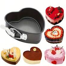 High-Quality Non-Stick Steel Baking Pan, Adjustable Bottom Lock, Suitable For Mousse Cakes, Desserts And Pastries - Baking Cake Mold - Multicolor - View 9