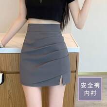 Women Mini Dresses - Black [with  Shorts] - View 4