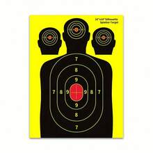 10pcs 18"X24" Neon Shooting Targets - Vibrant Practice Targets, Easy To Hit And Visible - Multicolor - View 6