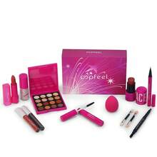 Set de maquillaje mate hidratante POPFEEL, esencial para principiantes, ¡opción de regalo perfecta para las fiestas! - Carne - Ver 8