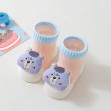 1双新生儿婴儿袜，夏季超薄透气婴儿袜，宽松不勒脚可爱卡通图案，适合婴幼儿 - 彩色 - 查看 15