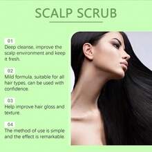 50克迷迭香、茶树和薄荷去屑洗发水 - 海盐深层清洁，草本香氛，清爽舒缓头皮 - 綠色 - 查看 7