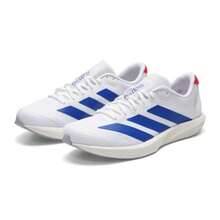 Adidas 2026春季男女通用休闲舒适户外旅行日常运动鞋 ADIZERO BK 跑步鞋 JQ1677 - 白/皇家藍/純寶石紅 - 查看 3