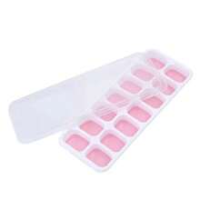 2 Pieces Silicone Ice Cube Trays With Lid, Ice Cube Mould, LFGB Certified, Square Ice Cube Trays Easy To Remove - Multicolor - View 14